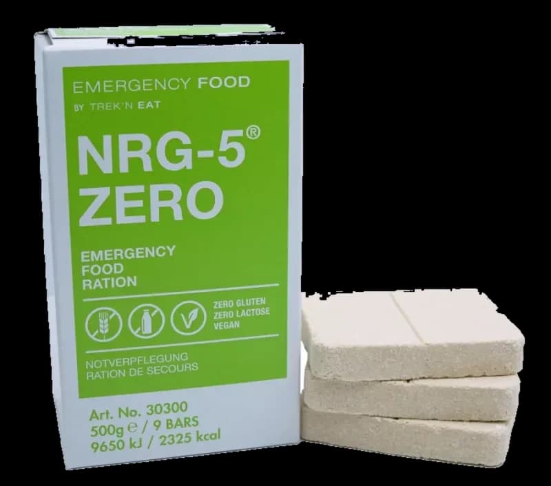 NRG-5 Zero ración de emergencia sin gluten