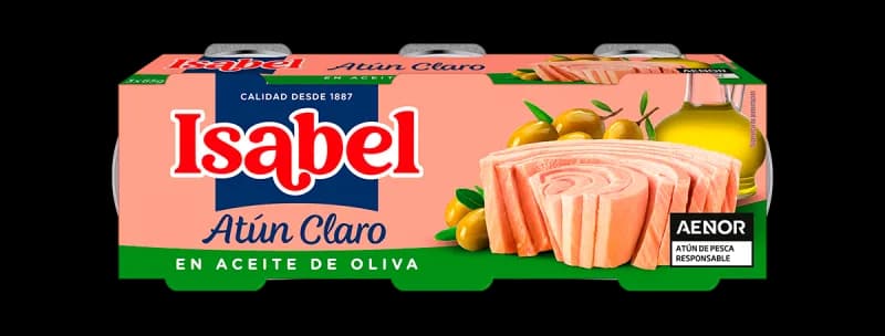 Isabel Atún Claro en Aceite de Oliva, pack de 24